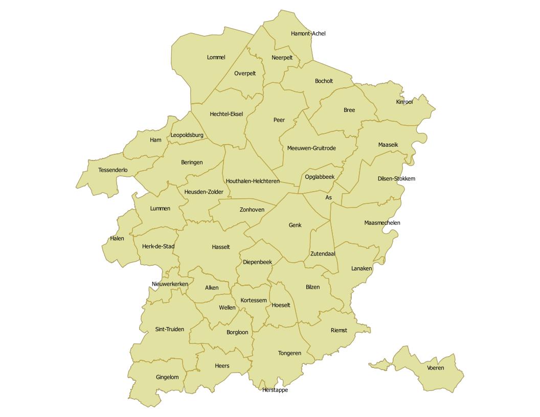 Afbeeldingsresultaat voor limburg gemeenten